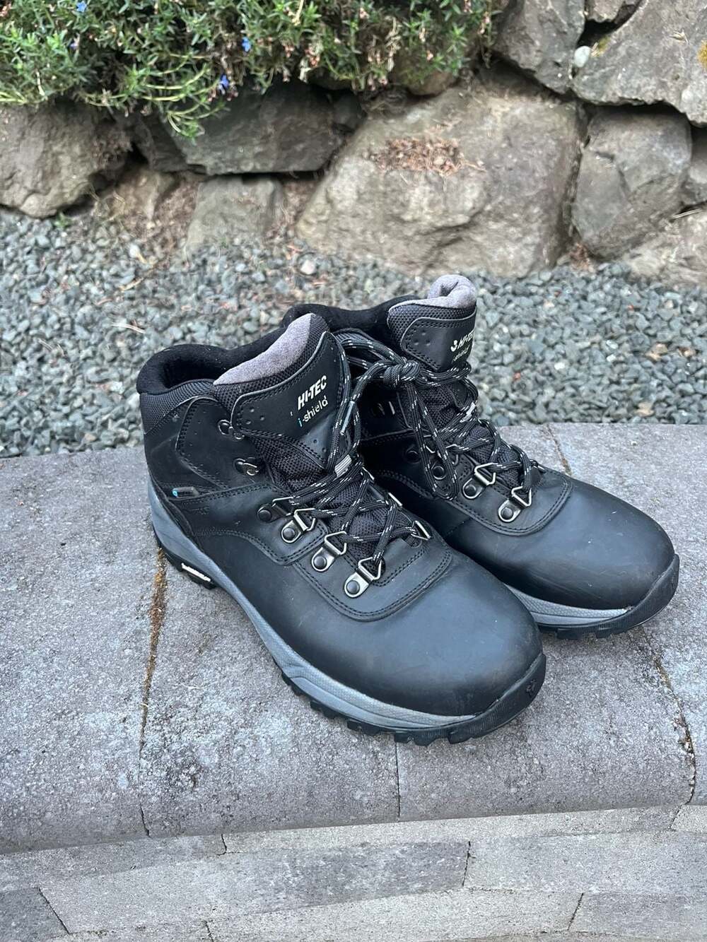 Hi-Tec i-shield H-52230 Hiking Boots Black Size 8.5M